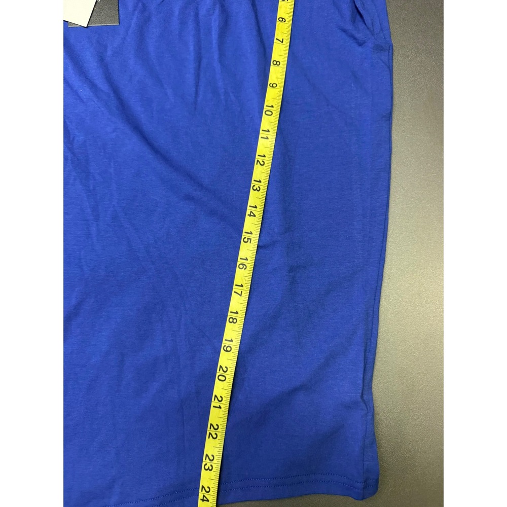 Uoozee Royal Blue Cold Shoulder Asymmetrical Ring Detail Long Sleeve Top L NEW - Picture 9 of 11